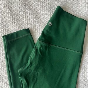 Align High Rise Legging 25” in Everglade Green Size 4
